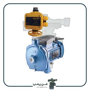 پکیج پمپ بشقابی 1 اسب تکفاز موتوژن CM100 با ست کنترل