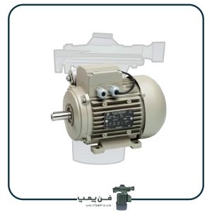 الکتروموتور الکتروژن تک فاز 0.18 کیلووات 0.25 اسب پوسته آلومینیومی