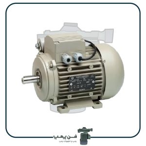 الکتروموتور الکتروژن تک فاز 0.75 کیلووات 1 اسب پوسته آلومینیومی